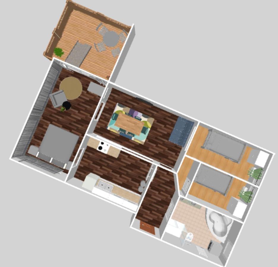 Apartment Humboldt 3 Schlafzimmer,wifi, Netflix Parken, Terrasse, Klimatisiert, Naehe Zentrum Jena