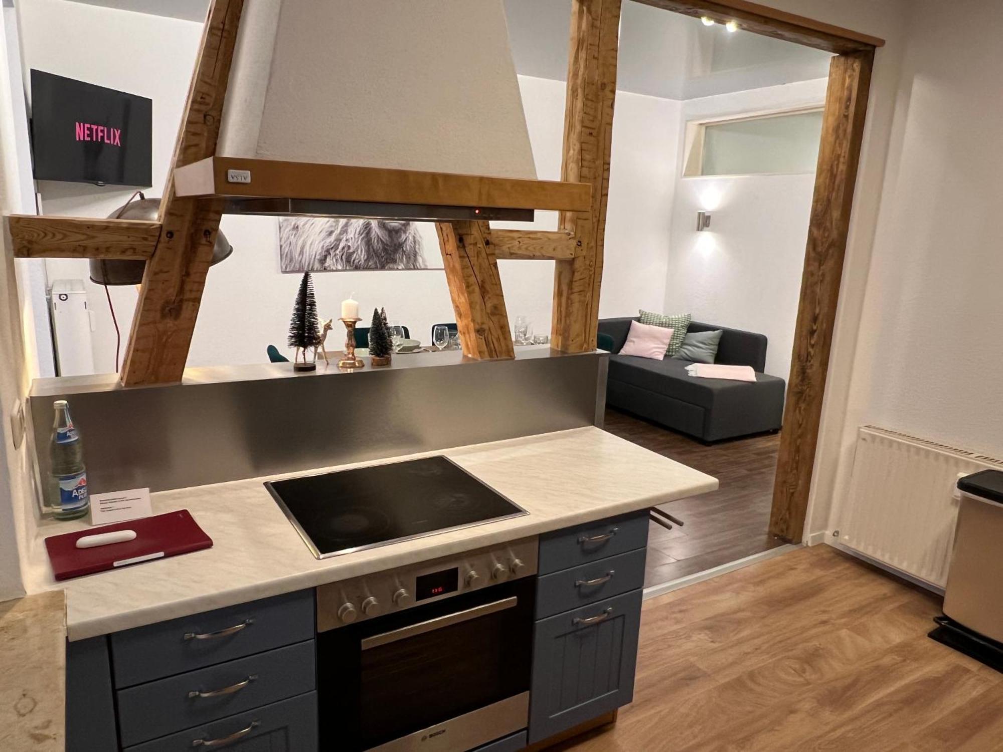 Apartament Humboldt 3 Schlafzimmer,wifi, Netflix Parken, Terrasse, Klimatisiert, Naehe Zentrum Jena