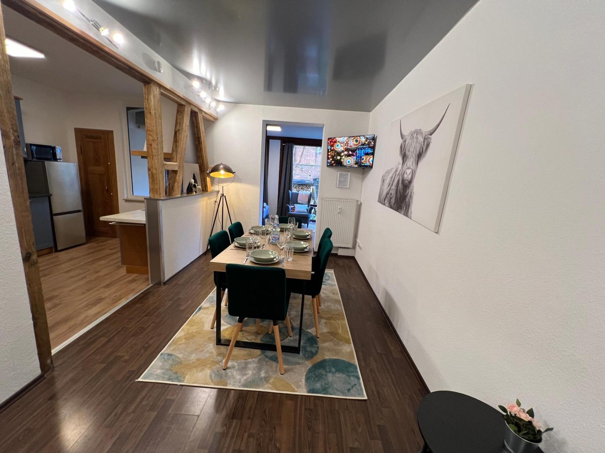 Humboldt 3 Schlafzimmer,wifi, Netflix Parken, Terrasse, Klimatisiert, Naehe Zentrum * Jena